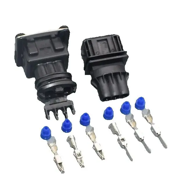 shhworldsea 3 pin 282191-1 282729-1 Fuel Injector auto connector EV1 Car Power Timer Connector Sensor Plug 1-962581-1