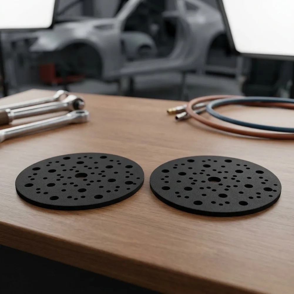 67 Hole Sanding Pads Protective Discs Soft And Flexible for velvet Discs Better Adhesion Dust Removal Electric Polishers