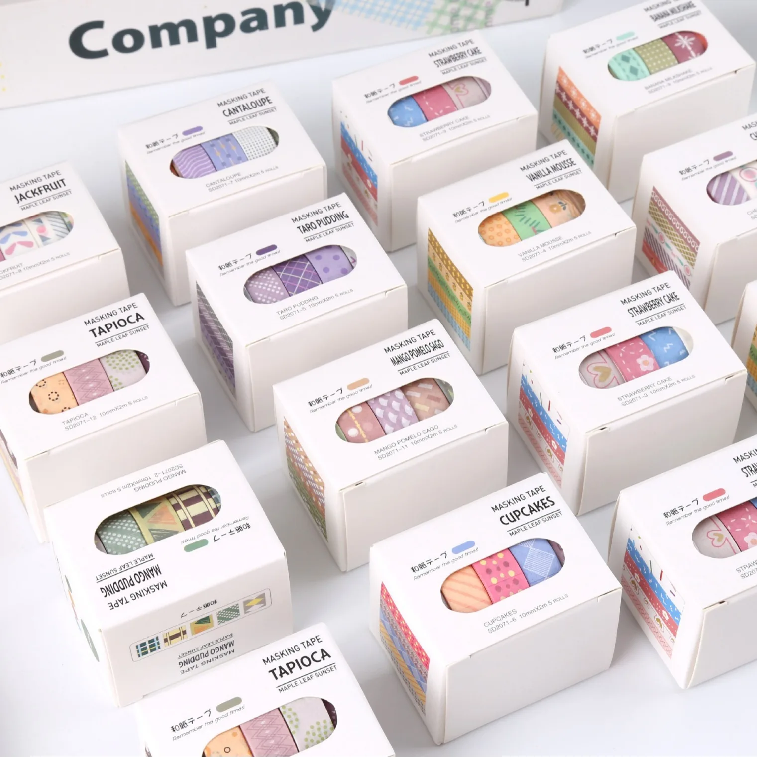 Cute Sunset Hand Account Tape, Hand Account Decorative Sticker Plastic Bag, Colored Material Sticker Tape