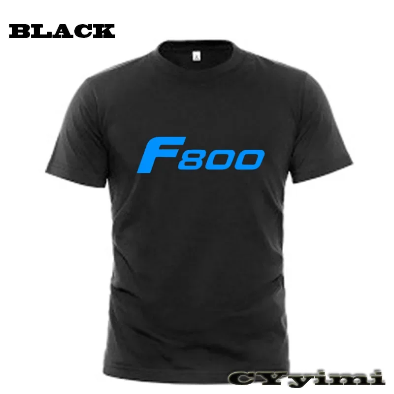 Per F800R T Shirt uomo nuovo LOGO T-Shirt 100% cotone estate manica corta girocollo T-Shirt uomo