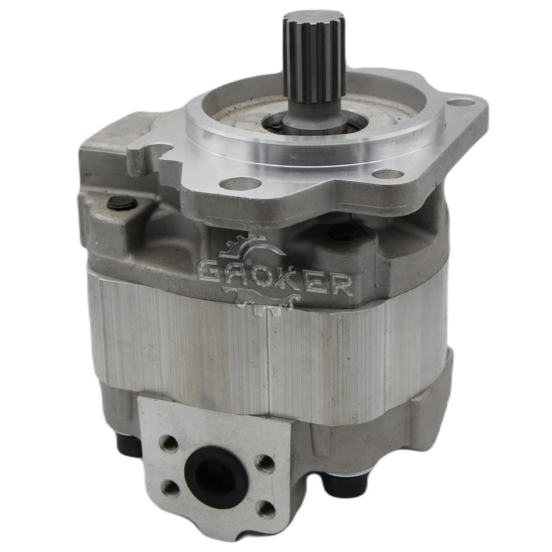 GaoKer WA450-1-A Wheel Loader Pilot Pump 705-12-37040 High Pressure Single Transmission Gear Pump for Komatsu Replacement