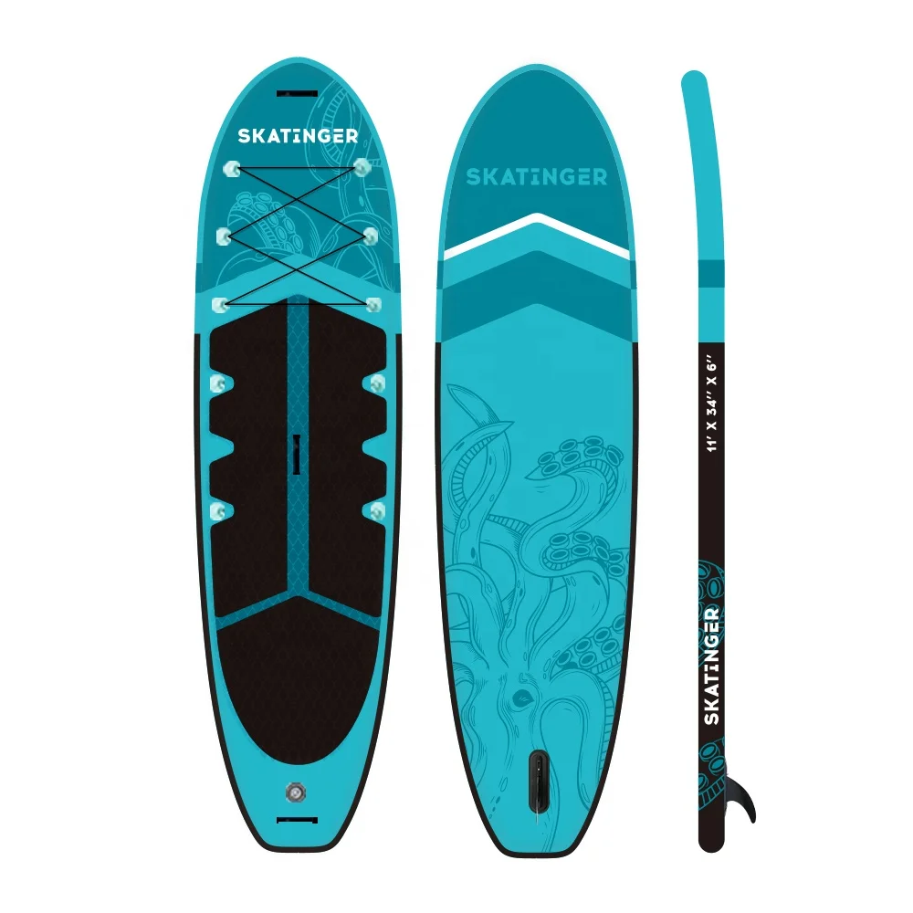 Weihai Wholesale Unisex SUP Inflatable Stand up Paddle Padel Surf Surfing Boards Best Price Drop Stitch Material Pump Accessory