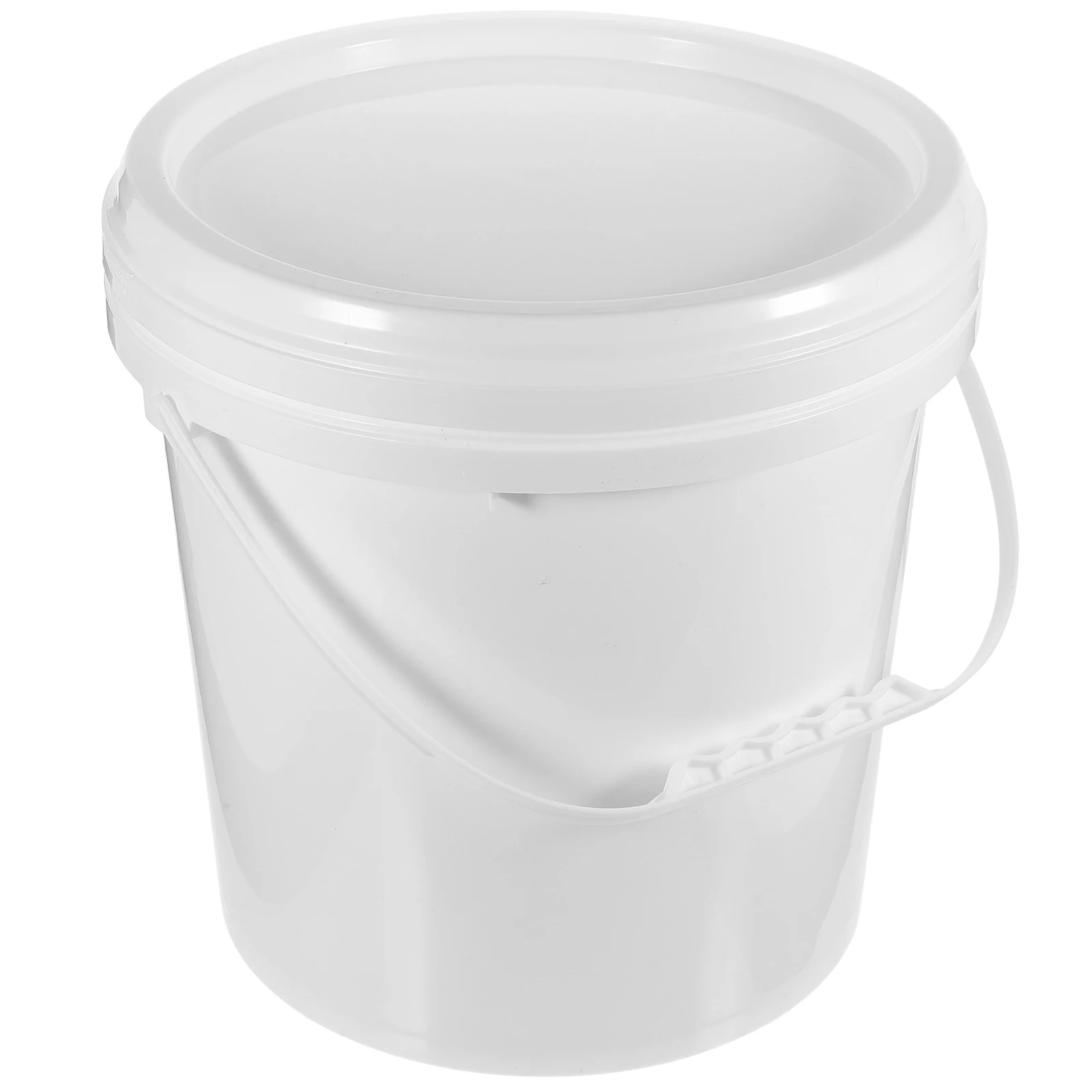 

10L Paint Empty ABS Container Lid Cover Mixing Engine Oil Bucket With Lid Color Round Gallon HDPE Plastic Storage Can