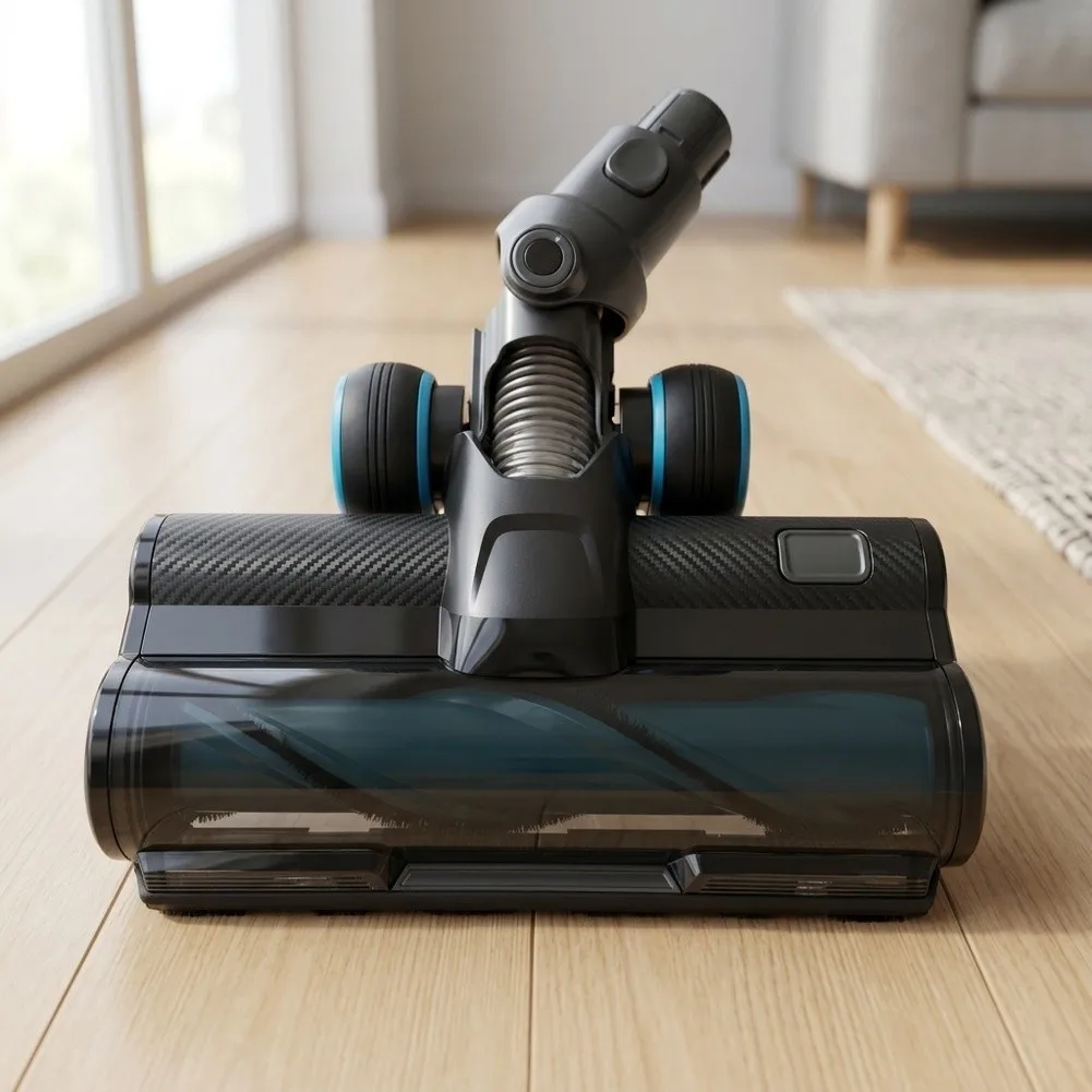Cordless Vacuum Part Electric Brush Head As Shown Multi-surface Brush Head Effortless Installation Multi-Surface Compatibility