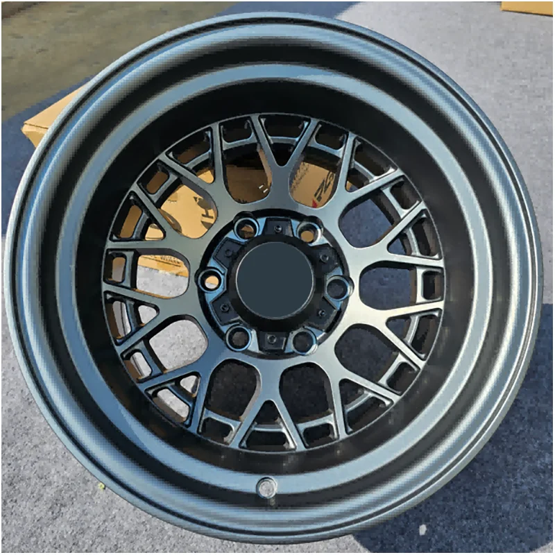 

X-RIMS 15x10 6x139.7 Et-44 Deep Dish Matte Black Matte Gun Grey Alloy Wheel Rims