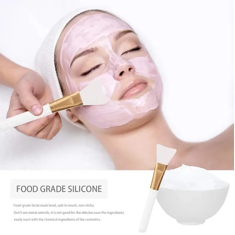 Reusable Face Mask Mixing Tools Set - Facial Applicator Spatula Stirring Bowl Spoon Skin Care Beauty Makeup Kit