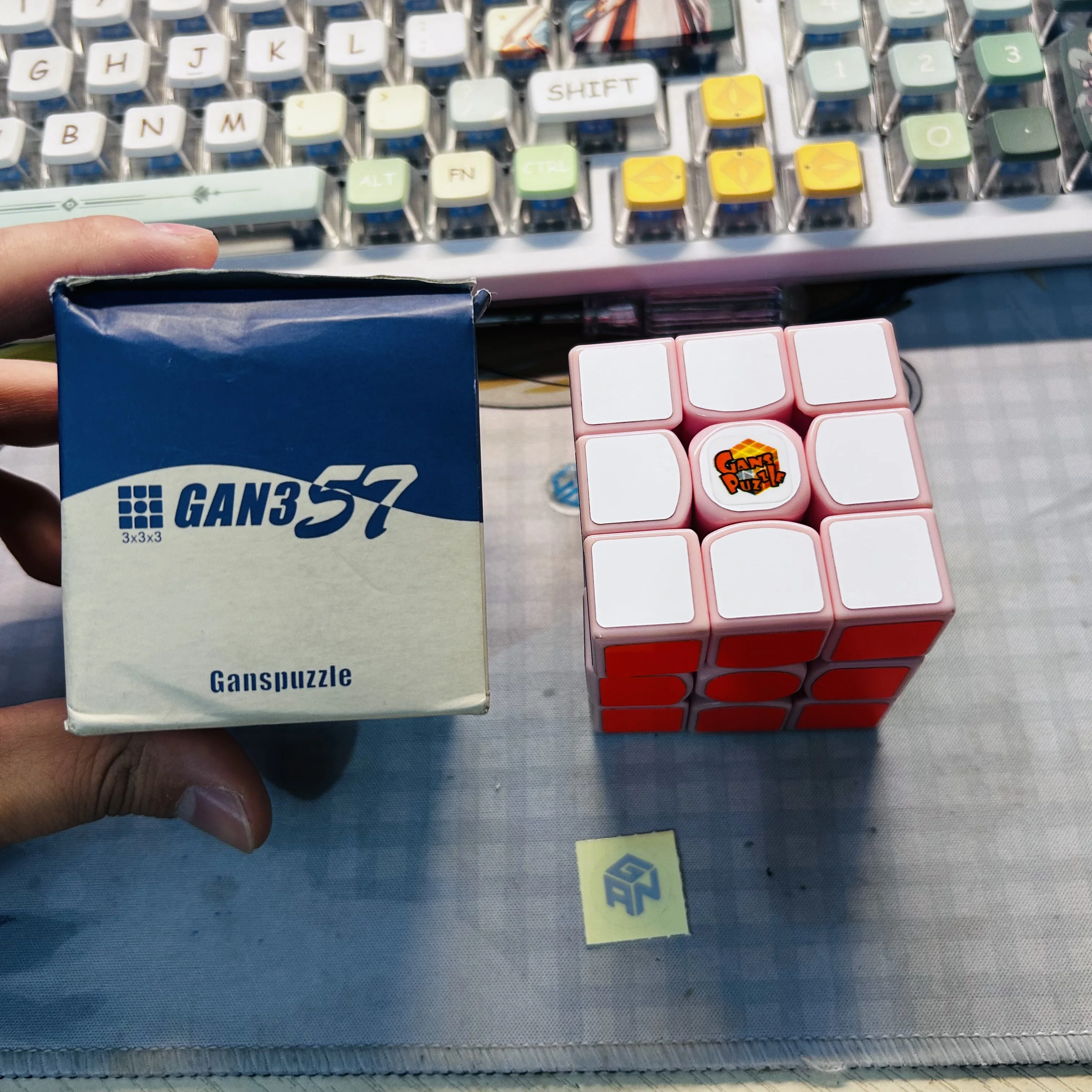 Gan357 Noir Rose 3x3 Cube Gan 3x3x3 Cube Magique