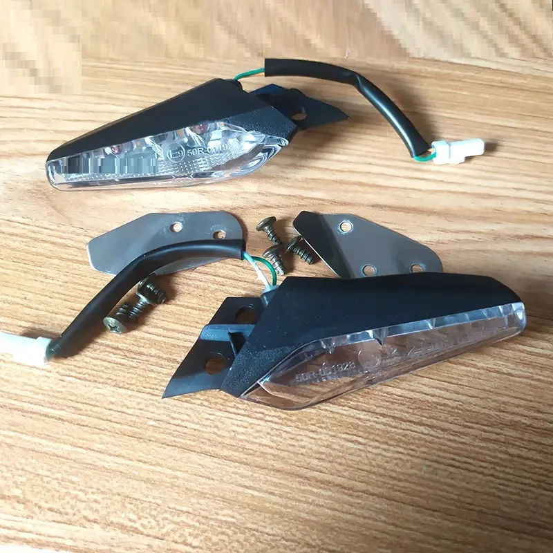 مناسبة ل ZONTES ZT310-VR1R2X1X2T1T2ZT350RXTV دراجة نارية الخلفية اليسار واليمين بدوره إشارة تحول إكسسوارات مضيئة