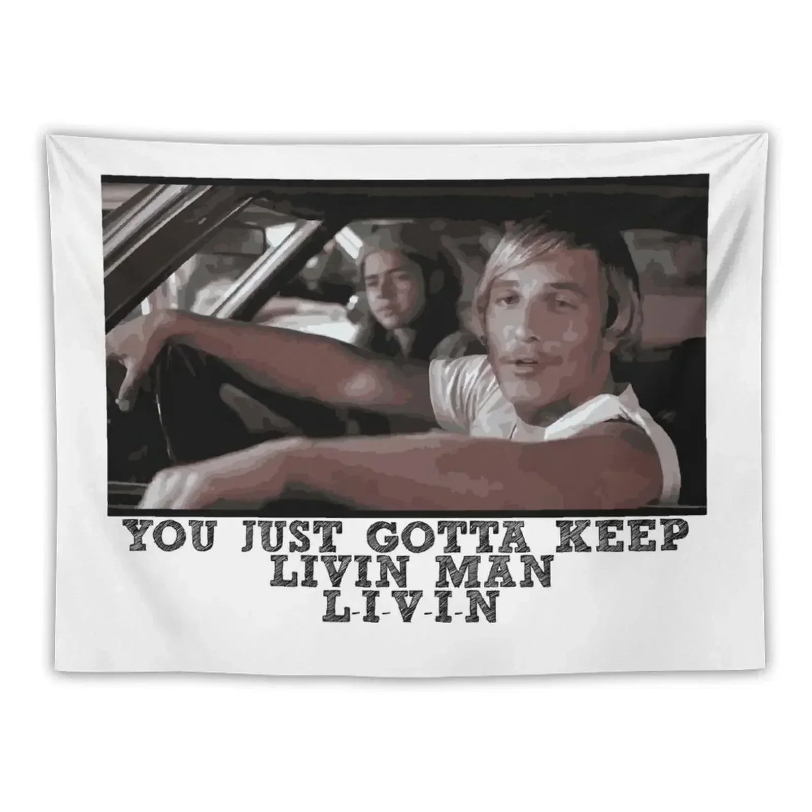 Dazed and Confused - Livin' Tapestry Home Decorations Kawaii Room Decor Room Decorating Aesthetic Tapestry