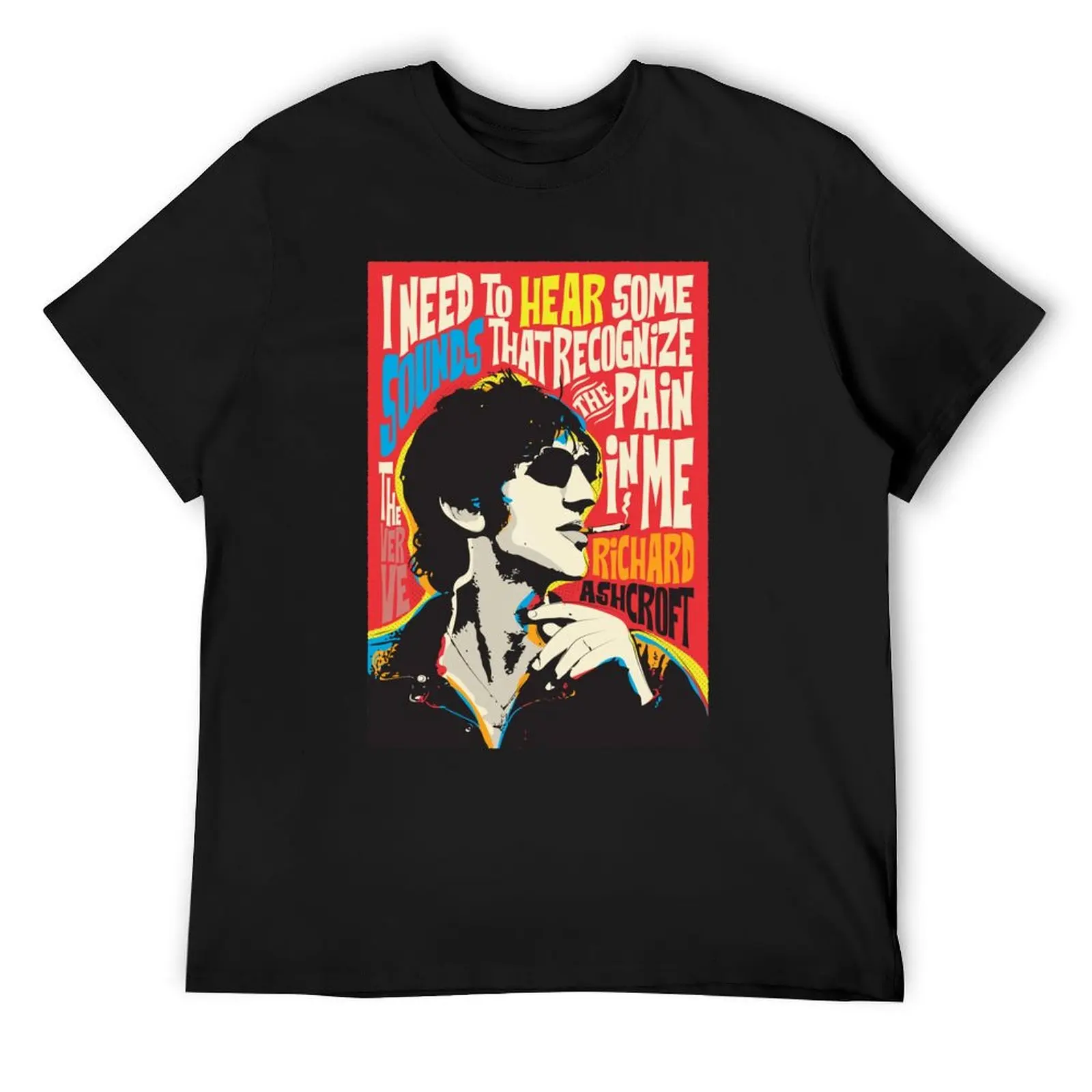 Richard Ashcroft Pop Quote T-Shirt sublime vintage anime shirt basketball graphic tees Short sleeve tee men