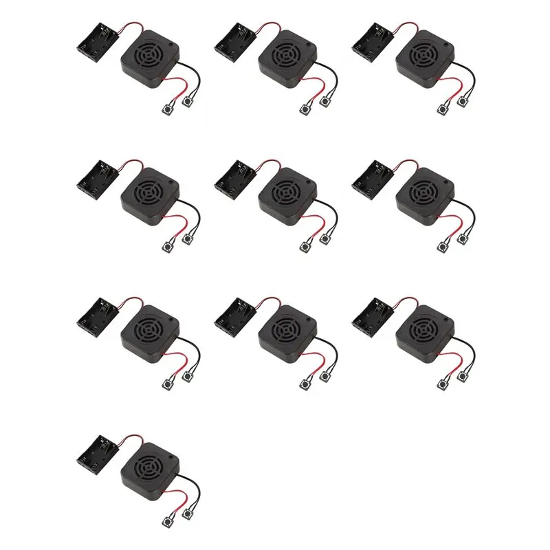 

【ДЕНЬ БЛАГОДАРЕНЬЯ】10 шт. модулей для записи голоса своими руками, 4-минутный диктофон для мягких игрушек, коробка для голосовых сообщений своими руками