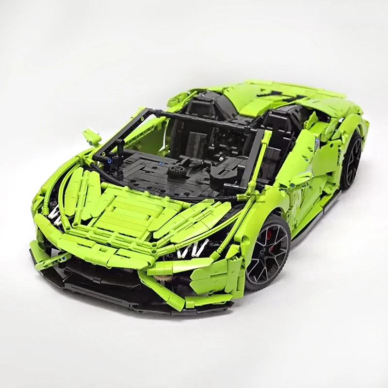 MOC técnico 72491, coche súper deportivo coleccionable, modelo de vehículo personalizado, bloques de construcción de ladrillo, juguete DIY, montaje, regalo de Navidad para niños