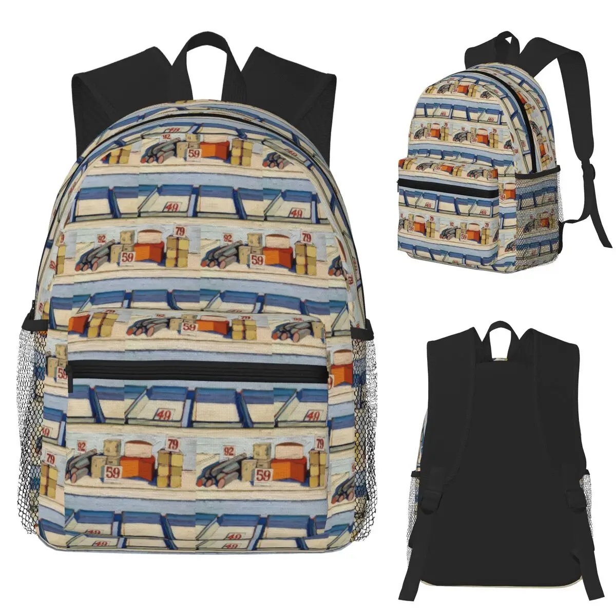 

Delta Farms - Wayne Thiebaud Student Backpack School Bag Hiking Travel Daypack for Men Women Fashion Bookbag Shoulder Bags