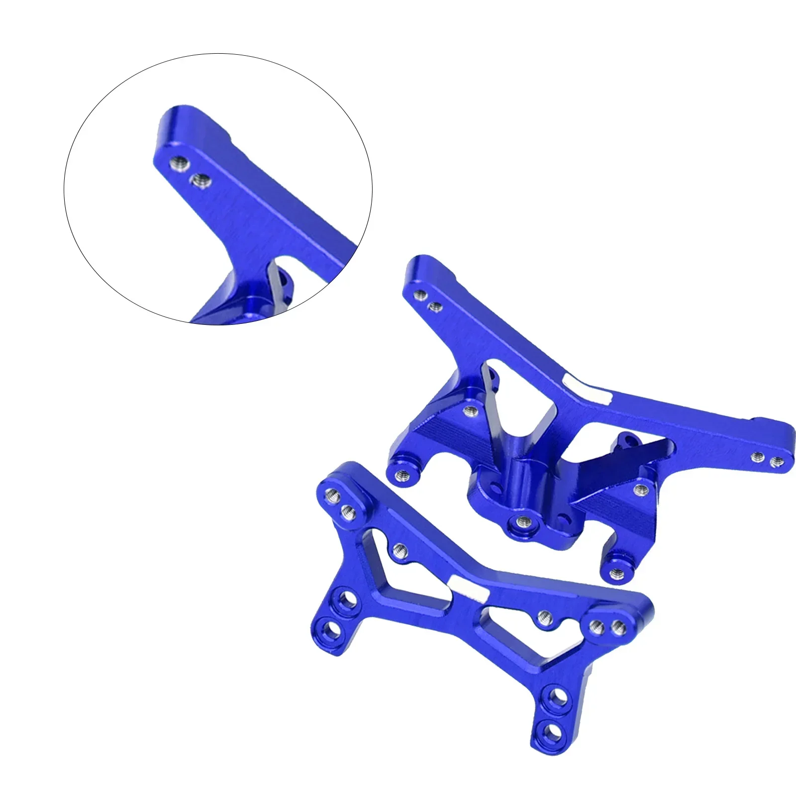 7075 Alloy Front & Rear Shock Tower Set for LOSI 1/24 Micro-B 2WD Buggy Durable Toy Parts Easy to install