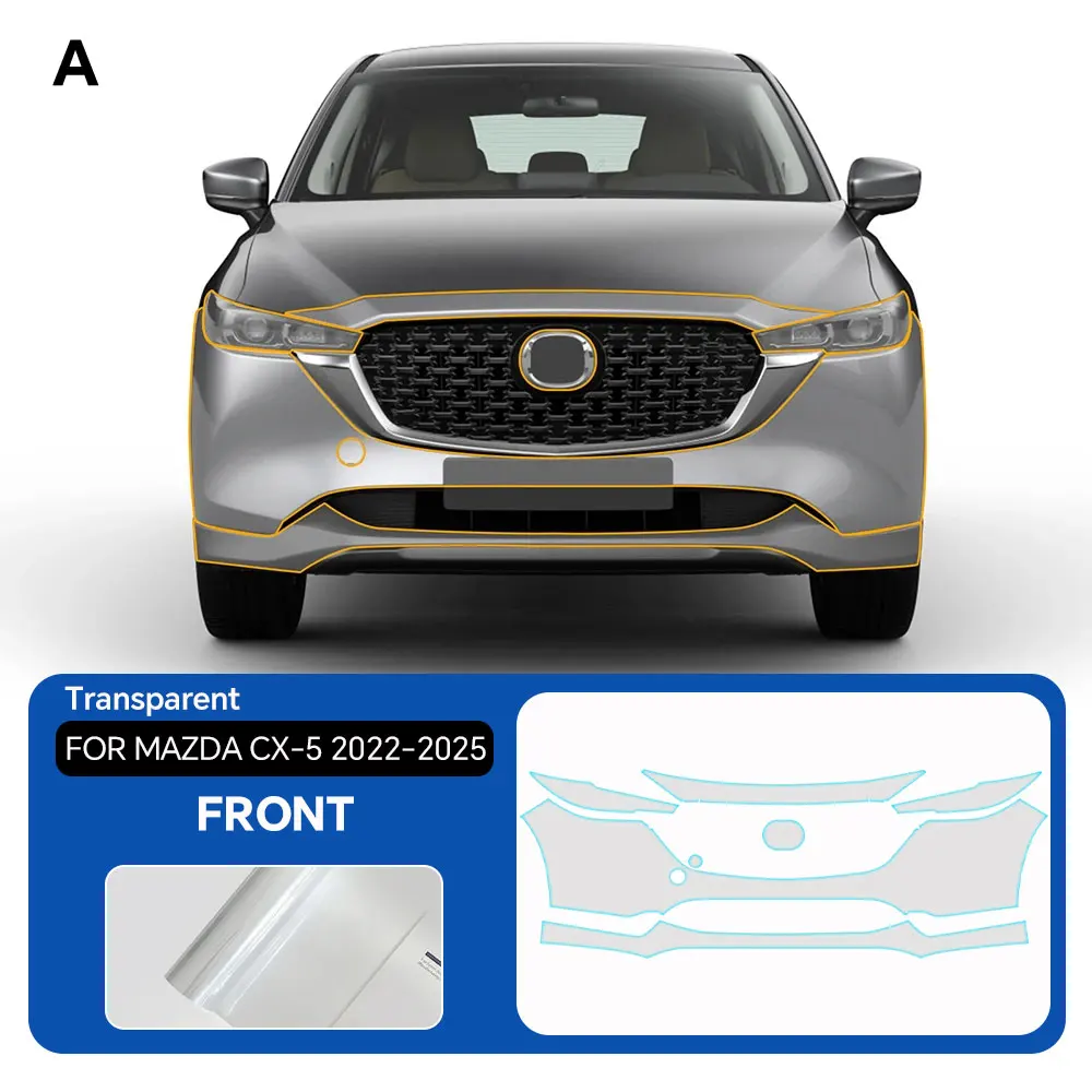 

8.5Mil Pre-cut PPF For Mazda CX-5 2022-2025 TPU Matte And Clear Paint Protection Film Scratch-Resistant Exterior Accessories