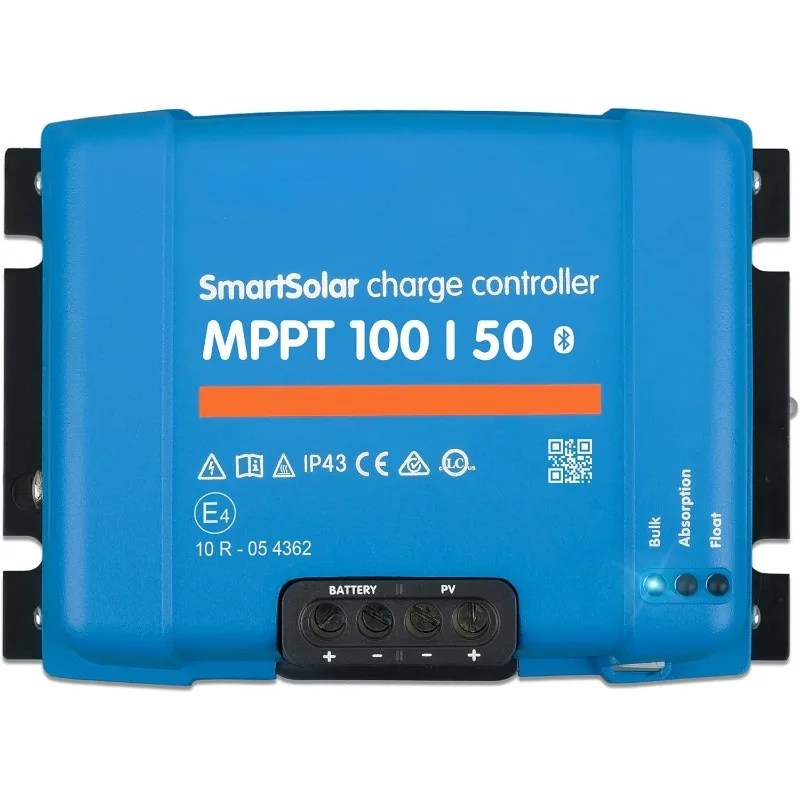 

SmartSolar MPPT Solar Charge Controller (Bluetooth) - Charge Controllers for Solar Panels - 100V, 50 amp, 12/24-Volt