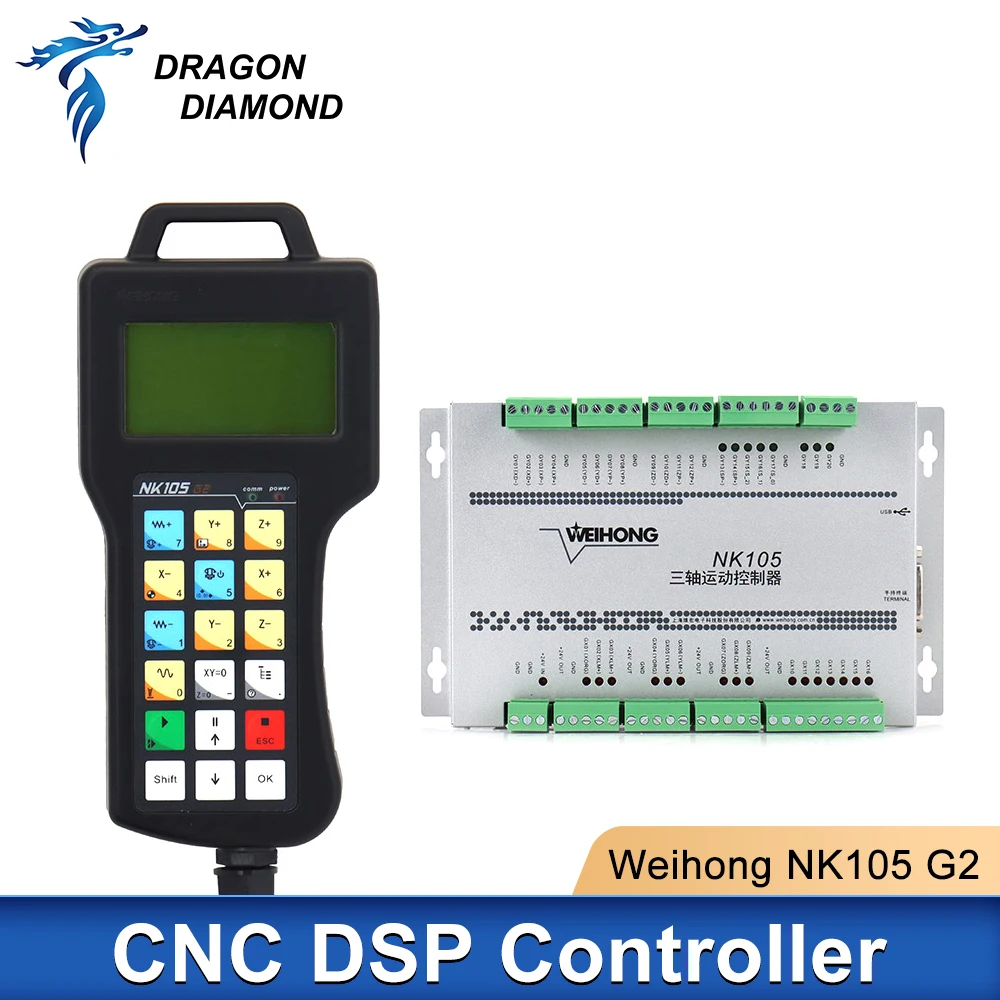 

WEIHONG 3 axis Controller NK105 G2 Cutter Plasma Cutting Machine Controller DSP Controller Milling CNC Engraving Machine