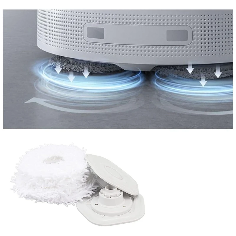 Сменные подушечки для швабры для пылесоса Dreame Bot W10/W10 Pro с держателем