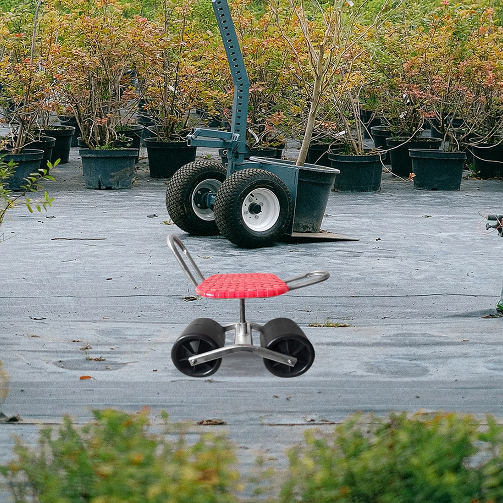 

2 Pcs Garden Stool Wheel Portable Lightweight Durable Camping Fishing Travel Picnic Work Chair Accessories Mobile