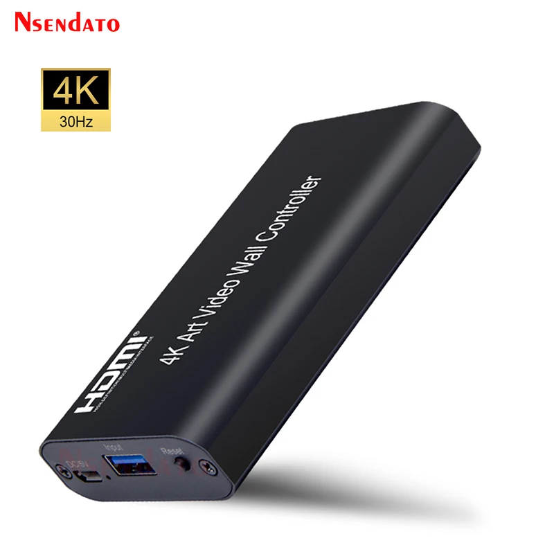 

4K HDMI USB3.0 Art Video Wall Controller 2x2 1x4 1x5 3x3 2x3 4K HDMI TV Vertical Video Multi Screen Stitching Processor Splicer