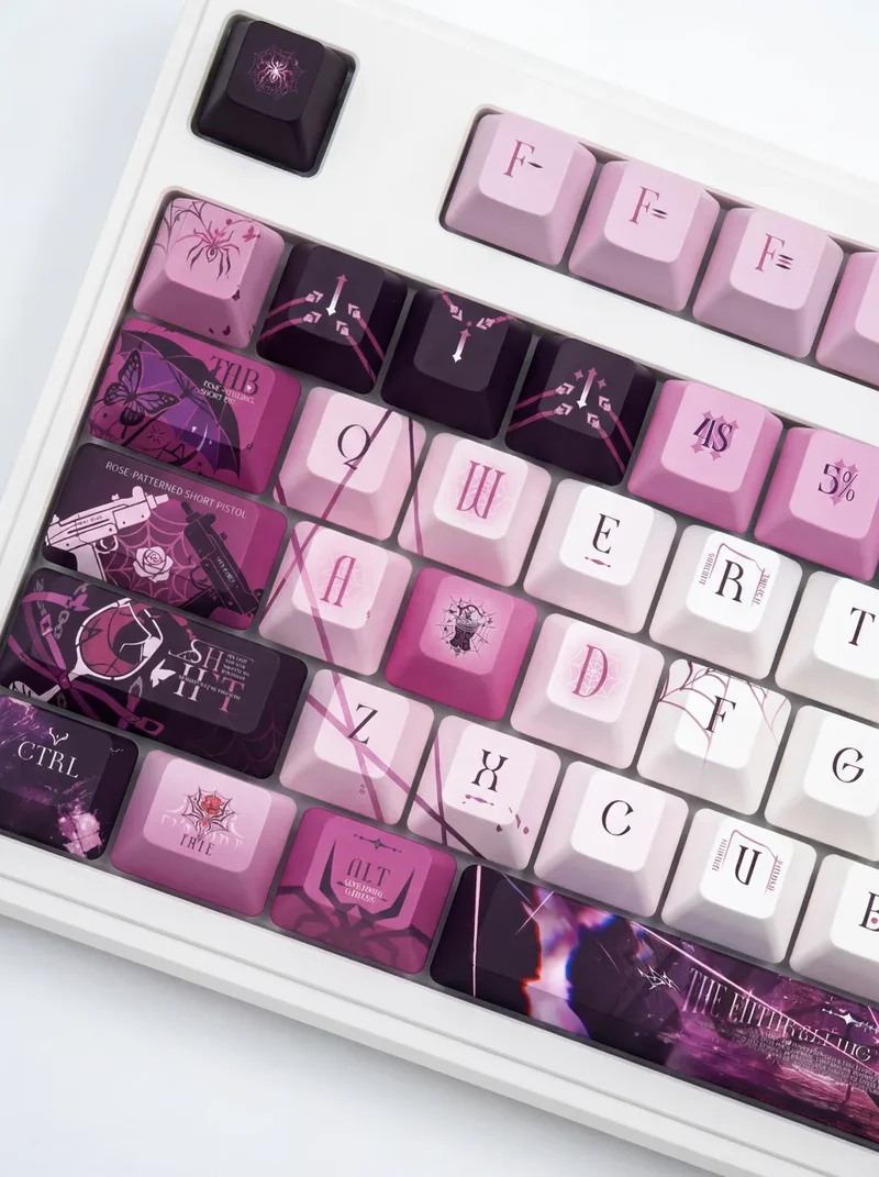 متوفر في المخزون: ملحقات أنيمي - مراجعة Keycaps Cherry Profile Pbt وسعره
