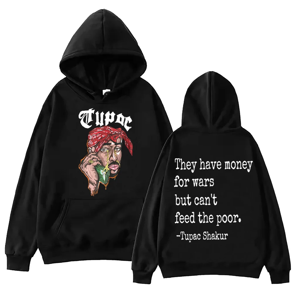 

Толстовка Tupac Shakur в стиле Харадзюку, пуловер в стиле хип-хоп, топы, свитшот, поклонники, подарок