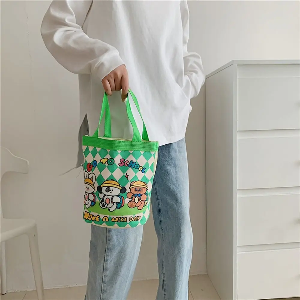 Wash Bags Animals Storage Bags Canvas Makeup Cosmetic Bags Cartoon Handbags Rabbit Korean Mummy Bags Women Tote Bags