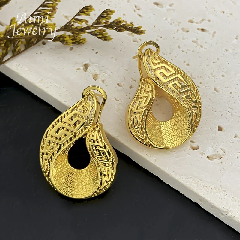 Brasilianischer Original-Anhänger mit Kette, afrikanisches 18K vergoldetes Kupfer-Schmuckset, Ohrringe, Halskette, Braut-, Hochzeits- und Partygeschenke – Detail 2