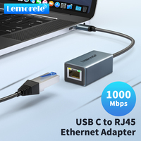 Lemorele TC48 USB Ethernet Adapter USB3.0 1000Mbps USB RJ45 Network Card for Laptop Xiaomi Mi Box S Nintendo Switch USB Lan