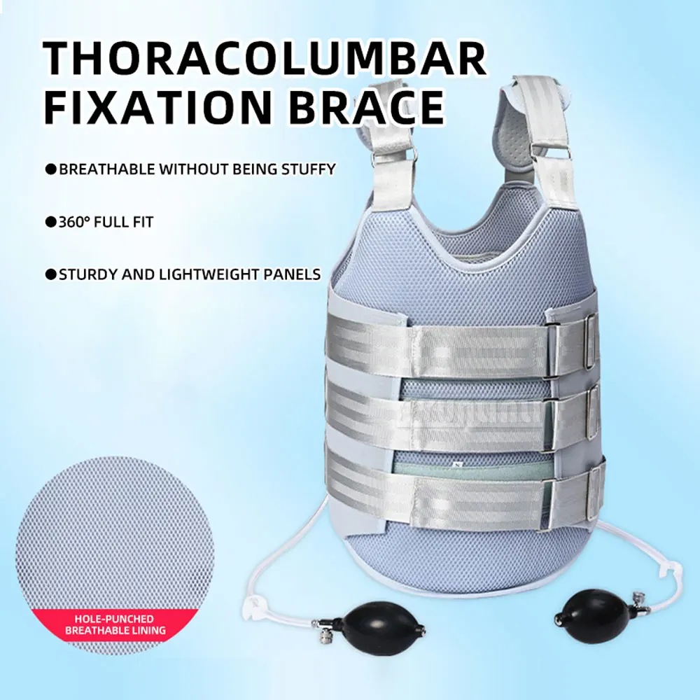 Yunlin Li Thoracic And Lumbar Fixed Brace Breathable And Adjustable Brace Spine And Spinal