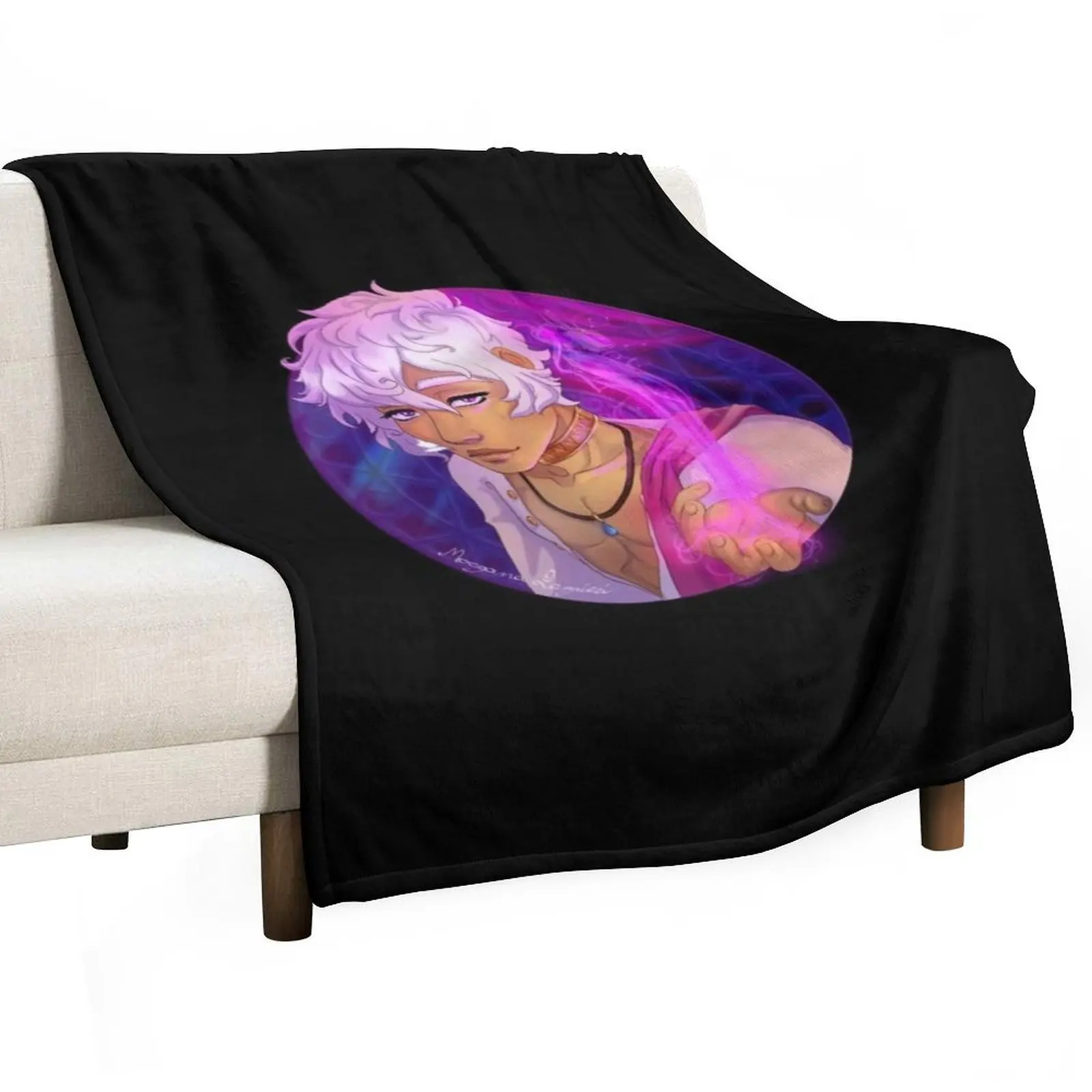 

Asra the magician Throw Blanket Luxury Thicken Sleeping Bag decorative Custom Blankets