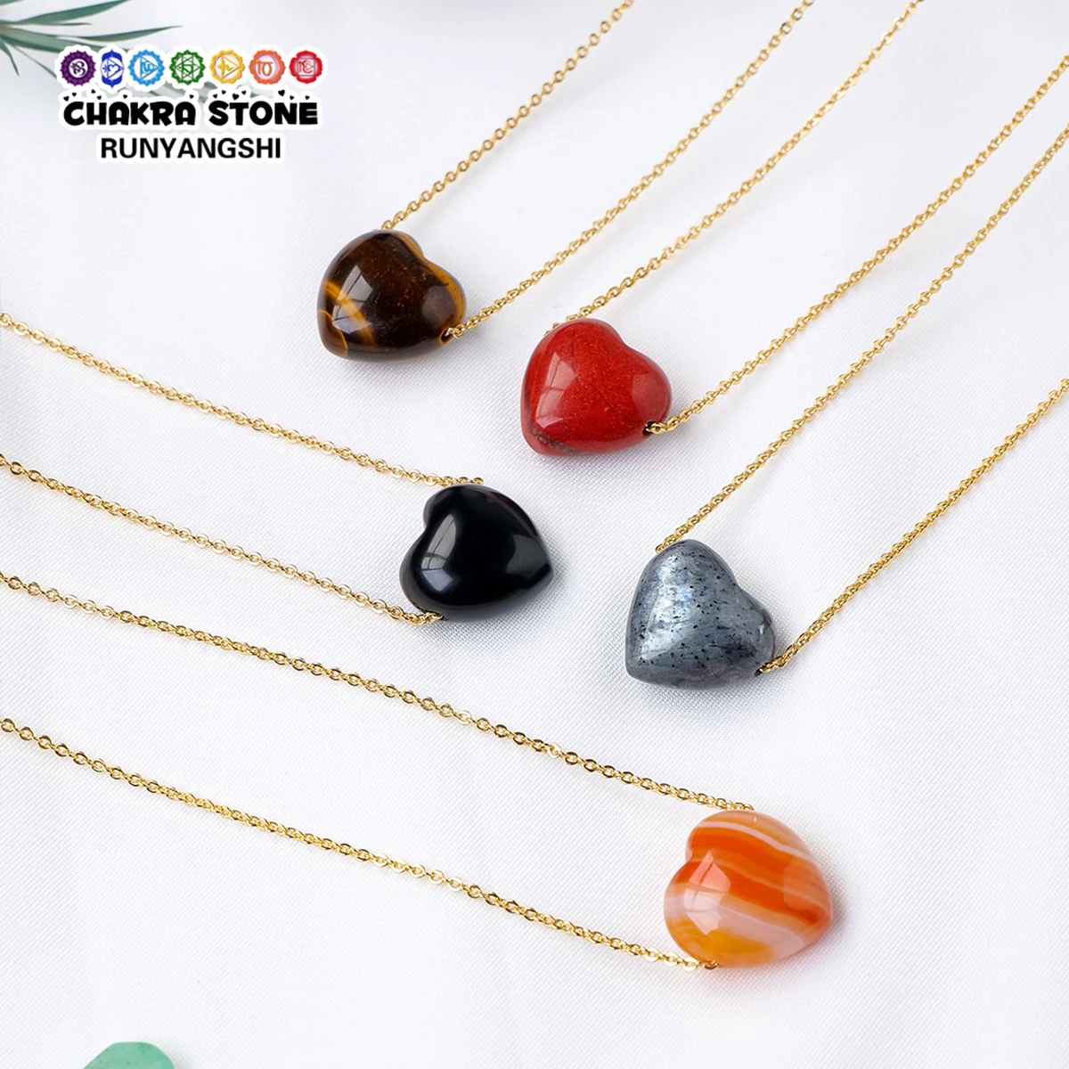 1Pc Natural Crystal Heart Love Shape Hanger Diy Maken Ketting Vrouwen Meisjes Feest Sieraden Cadeau Nieuwe Prachtige Edelsteen