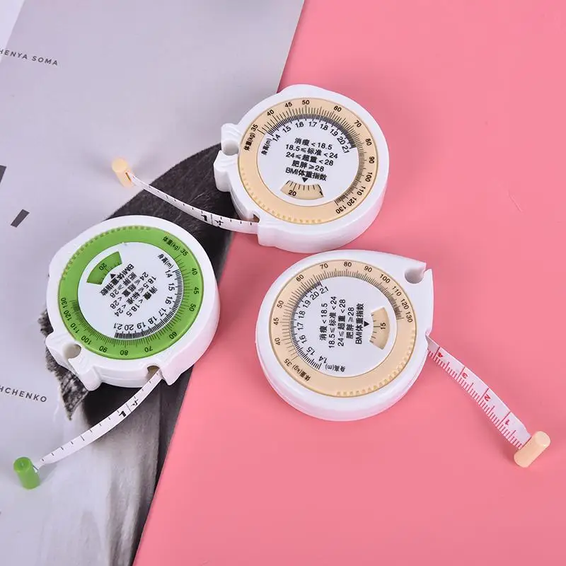

Измерительная лента для тела BMI, швейная линейка, рулетка для талии, портативная мягкая измерительная линейка, практичные аксессуары