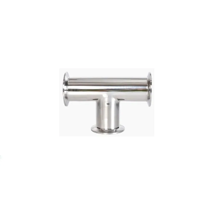 

KF16 KF25 KF40 KF50 304 Stainless Steel KF Vacuum Ferrule Tee Pipe Fitting Adapter Coupling
