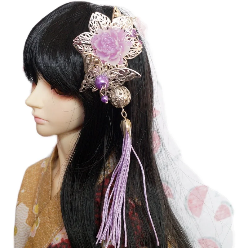 

BJD OOAK Hairpins Hairwear For 1/4 17" and 1/3 24" 70cm SD17 SD MSD DK DZ AOD DD Volks Doll