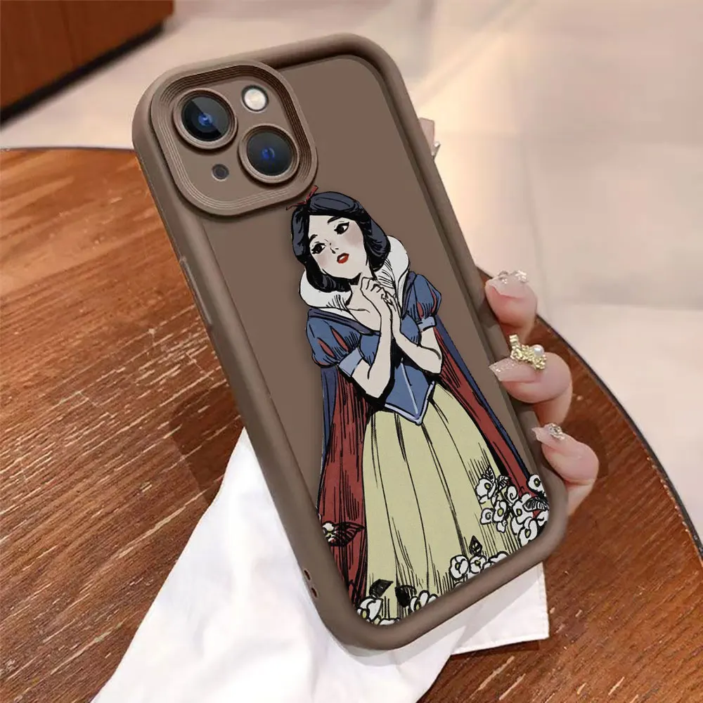 Disney Cartoon Princess Phone Case For Samsung Galaxy A03 A03S A04 A04E A05 A05S A11 A12 A14 A15 A20 A22 F12 M12 M22 Case Shell