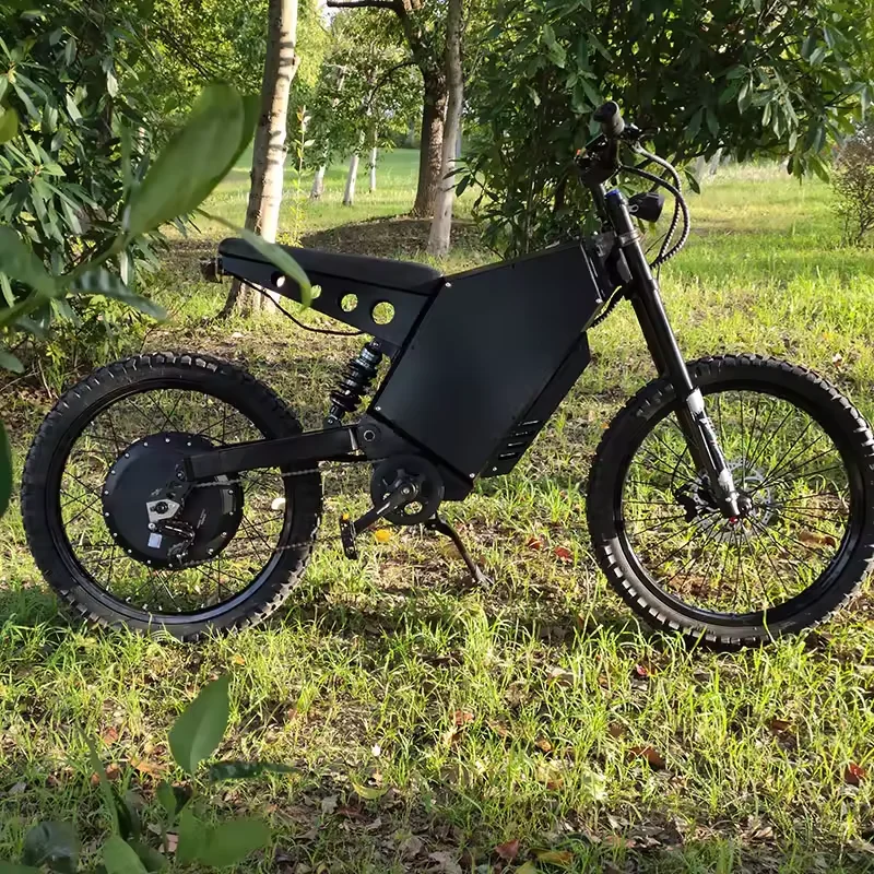 B52 ステルス爆撃機用 15000W 電動自転車 シングルスピード 72V リアハブモーター スチールフレーム リチウムバッテリー 電動自転車用