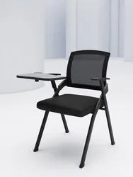 Folding training chair with table board meeting chair with writing board table and chair integrated meeting room meeting chair