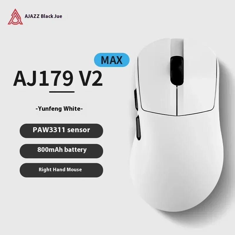 AJAZZ AJ179 V2 MAX Wireless Three Mode Right Hand Mouse PAW3311