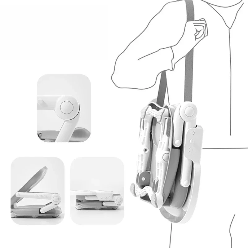 Children's Portable Plastic Booster Seat Baby Light Food Dining Chair Infant Diet Feeding Chair for Meal Time