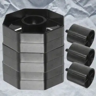 

Tape Dispenser Core Replacement 6Pcs Black Rollers for Standard Adhesive Tapes Smooth Easy Installation Home Office Use