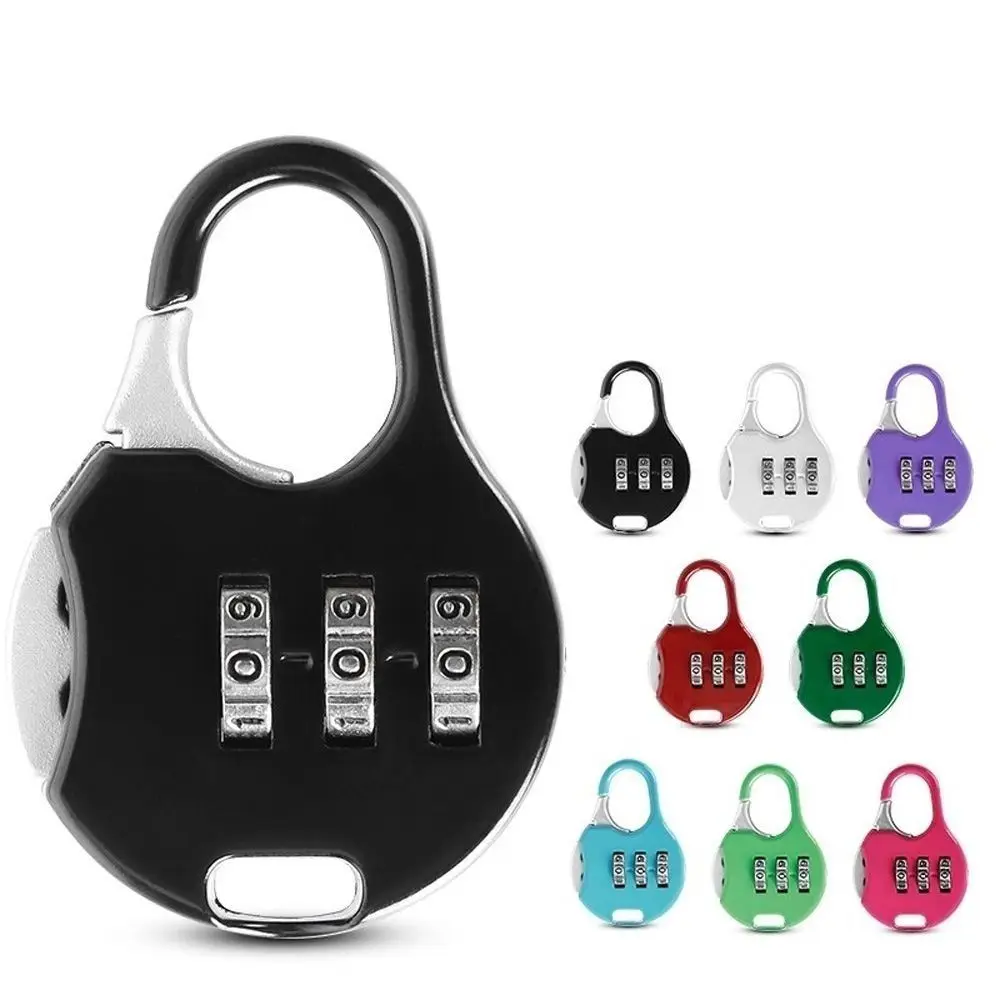 Backpack Padlock Password Combination Lock Combination Padlock Password Lock Padlock 3 Digit Zinc Alloy Digit Locks