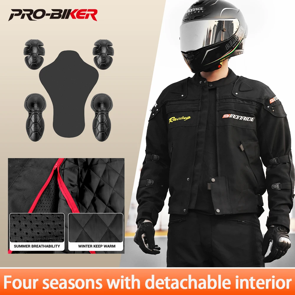 

Мужская мотоциклетная куртка, износостойкая, для мотокросса, ветрозащитная, с 5 защитными элементами, размеры M-3XL