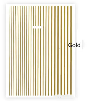 8 最佳銷售 銀色美甲貼紙 - №6