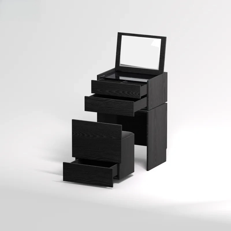 HXL minimalist dressing table, simple bedroom can be freely combined multi-functional creative dressing table