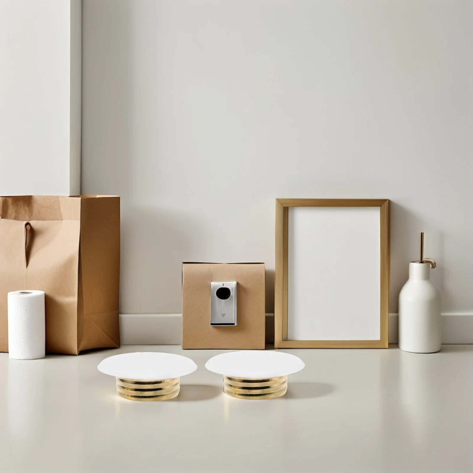 رأس رشاش حريق مخفي بقطر 15 مم معدات السلامة من الحرائق نظام رش تلقائي حساس للحرارة للبناء #4