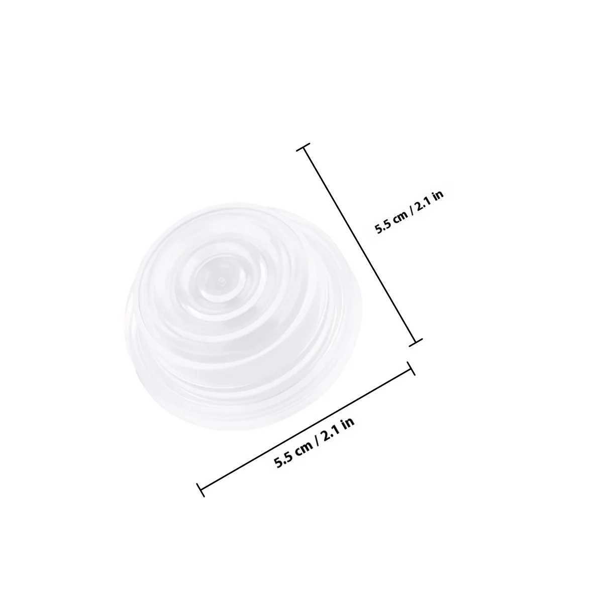 4 قطع من مضخة الثدي السيليكون اليدوية لشفط الحليب المحمولة خفيفة الوزن وغير سامة للعناية بالطفل ضرورية لملحقات مضخة حليب الأم الجديدة