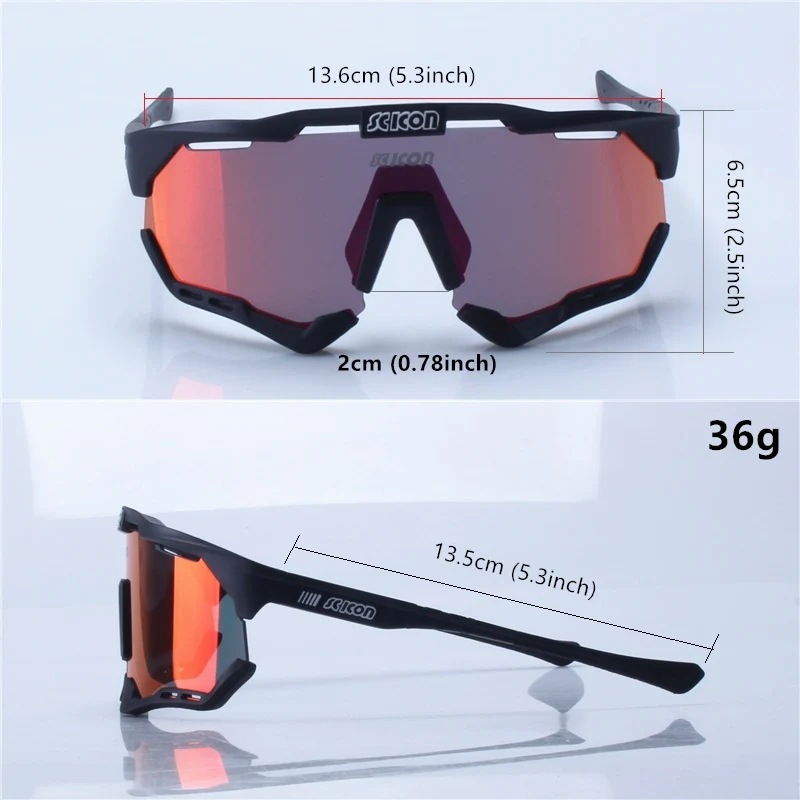Radfahrbrille MTB Mountainbike Sonnenbrille Rennrad Fahrradbrille für Männer und Frauen Outdoor-Sport Radsport-Sonnenbrille – Detail 4
