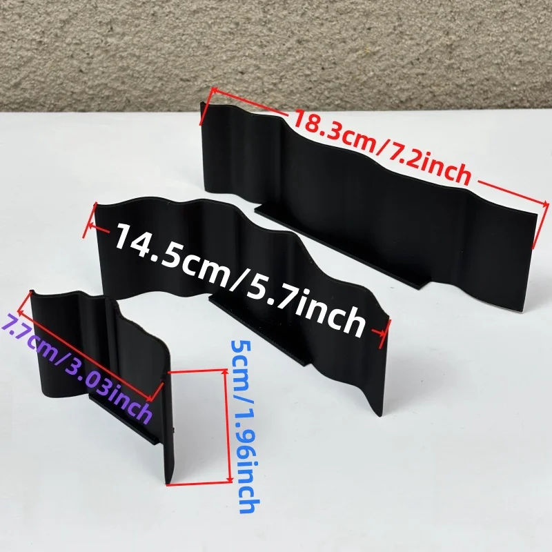 3-piece set of aquarium sand and stone partitions, aquarium scenery/decoration to increase the layering of the fish tank