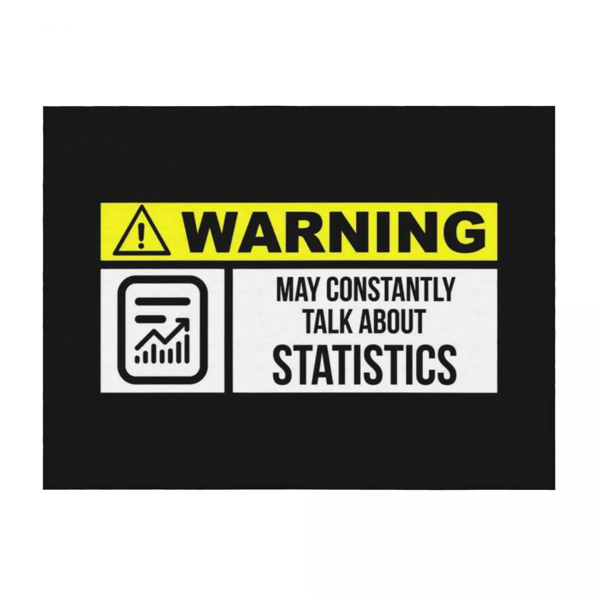 

Statistics Throw Blanket Cute Plaid for babies Decorative Sofa funny gift Blankets